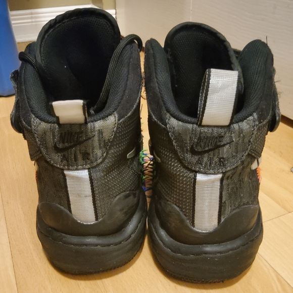 Off-White x Nike AF1 Mid Black // Men's US11 - Picture 5 of 7